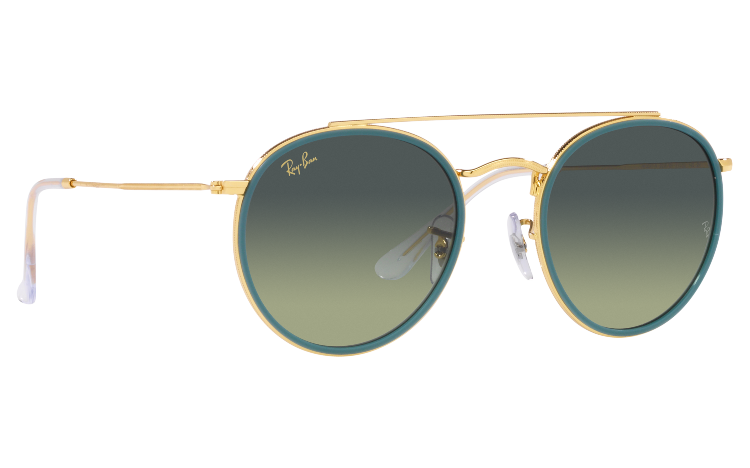 Ray ban round double bridge on face online