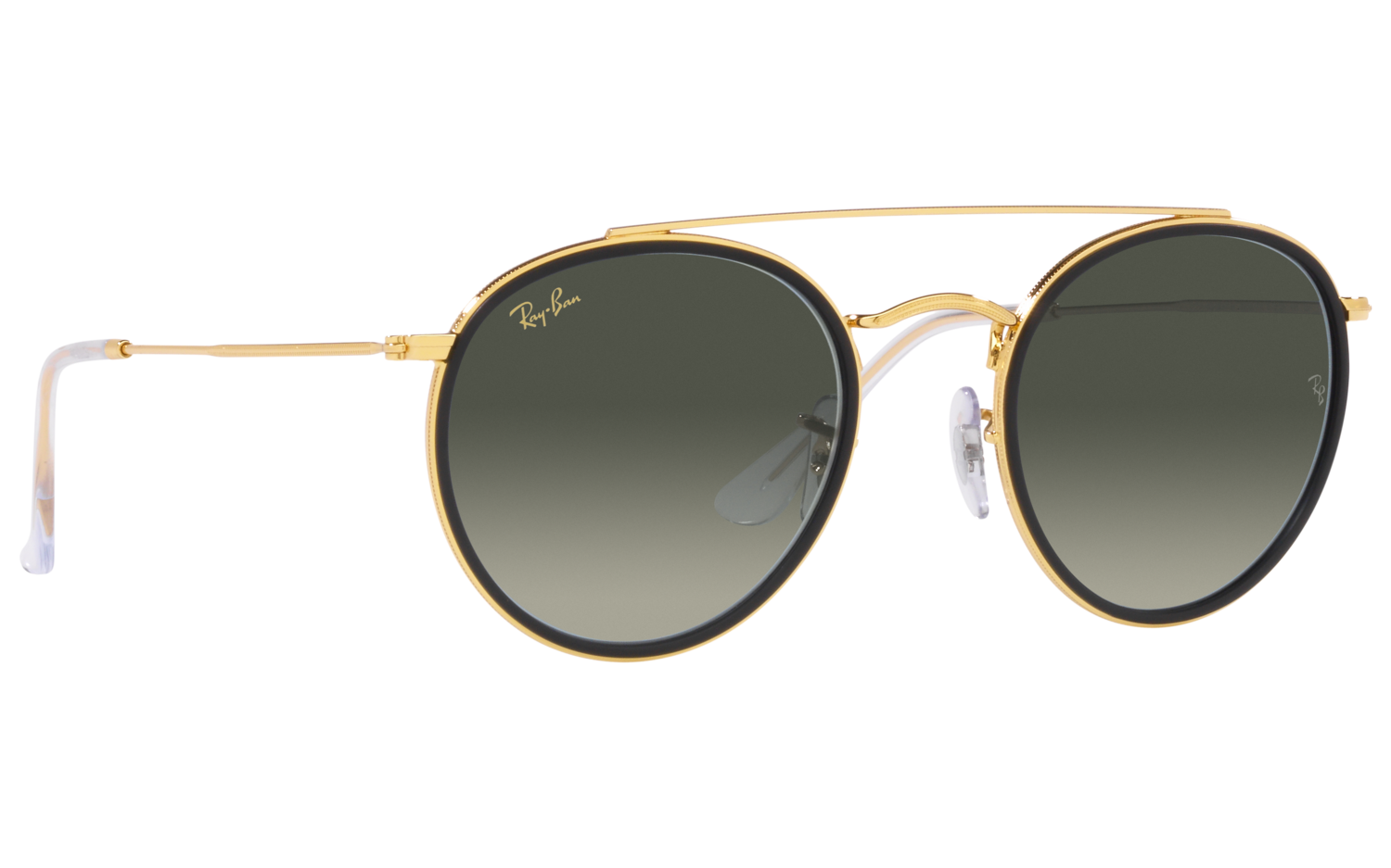 Ray Ban Round Double Bridge RB3647N 923871 51 Prescription Sunglasses Glasses Station