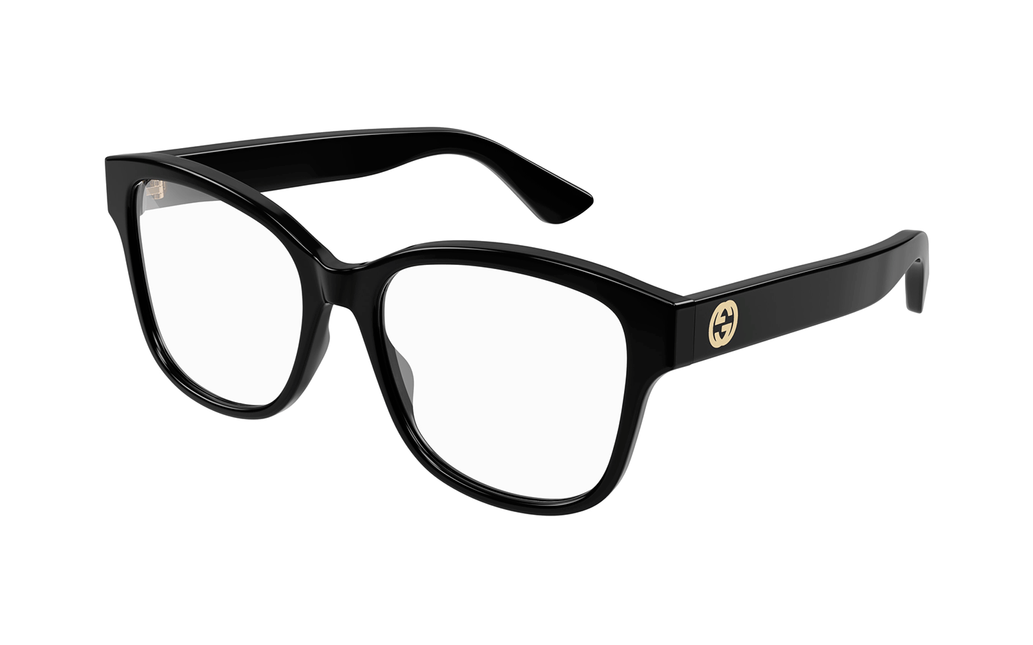 Women's gucci eyeglass frames black top
