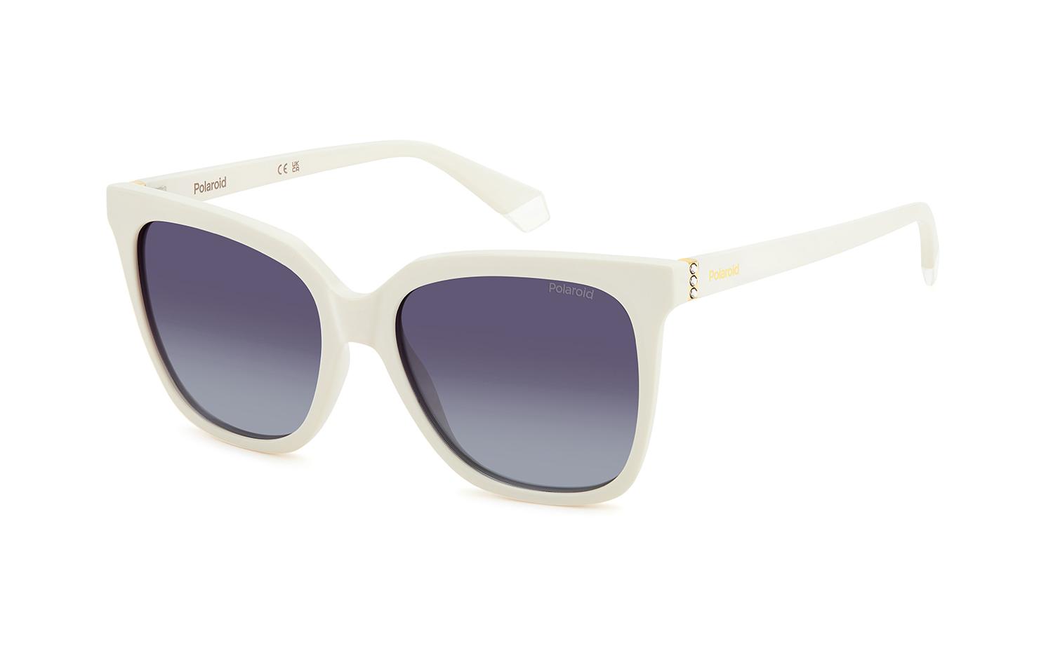 White polaroid sunglasses discount