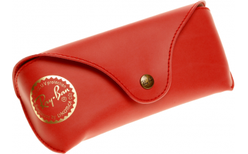Ray ban case leather hot sale