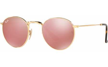 Ray ban round flat lenses black cheap